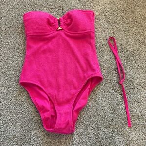 Lilly Pulitzer, one piece, hot pink bathing suit